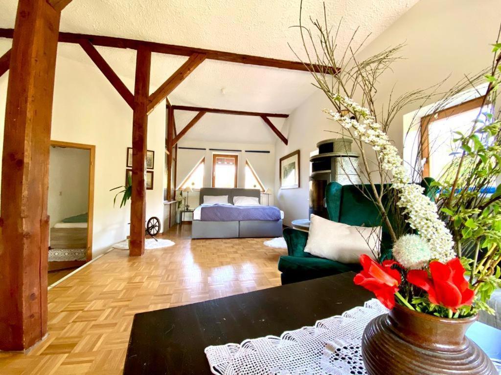 Hotel Weisse Muehle Breitenworbis Bagian luar foto