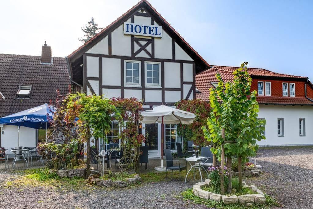 Hotel Weisse Muehle Breitenworbis Bagian luar foto